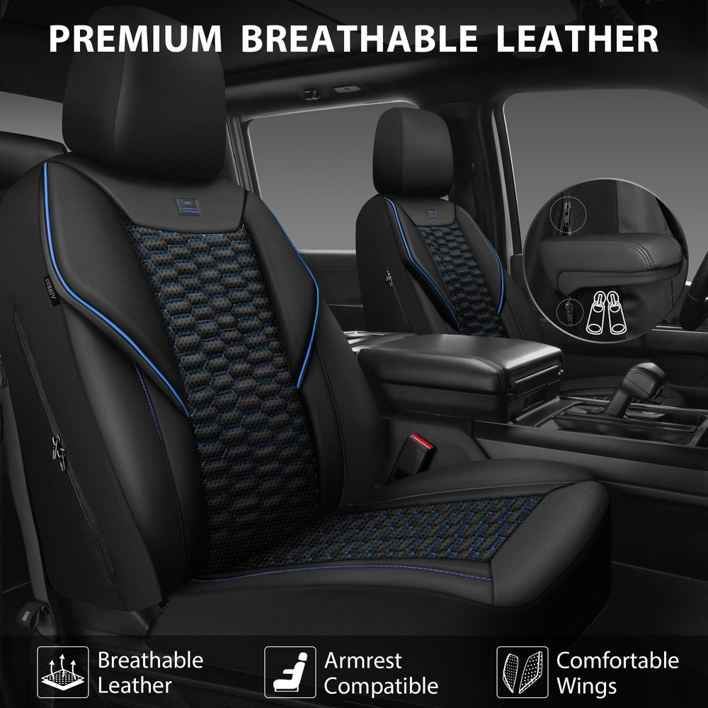 CAR PASS anti-slip backing keeps seat covers in place during daily driving.