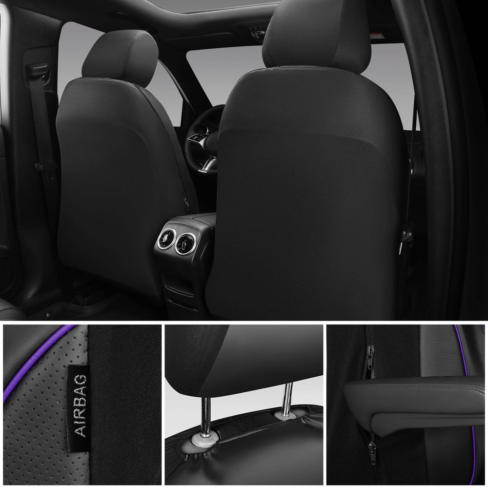 CAR PASS 3D Foam Seat Cover foam-detail close-up reveals plush padding.