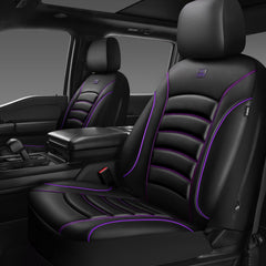 CAR PASS 3D Foam Seat Cover front view showing ergonomic support for long drives.