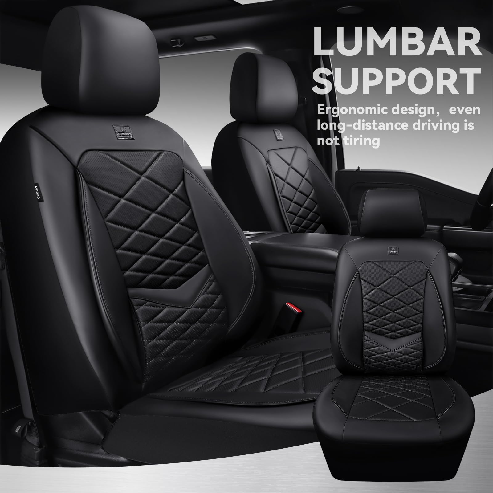 CAR PASS 3D memory foam lumbar support eases long-drive fatigue
