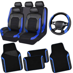 CAR PASS air mesh leather seat covers provide breathable protection for daily use.