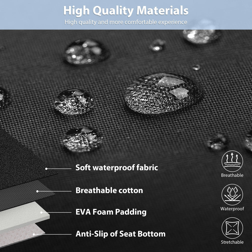 CAR PASS airbag-compatible design preserves safety features while protecting seats.