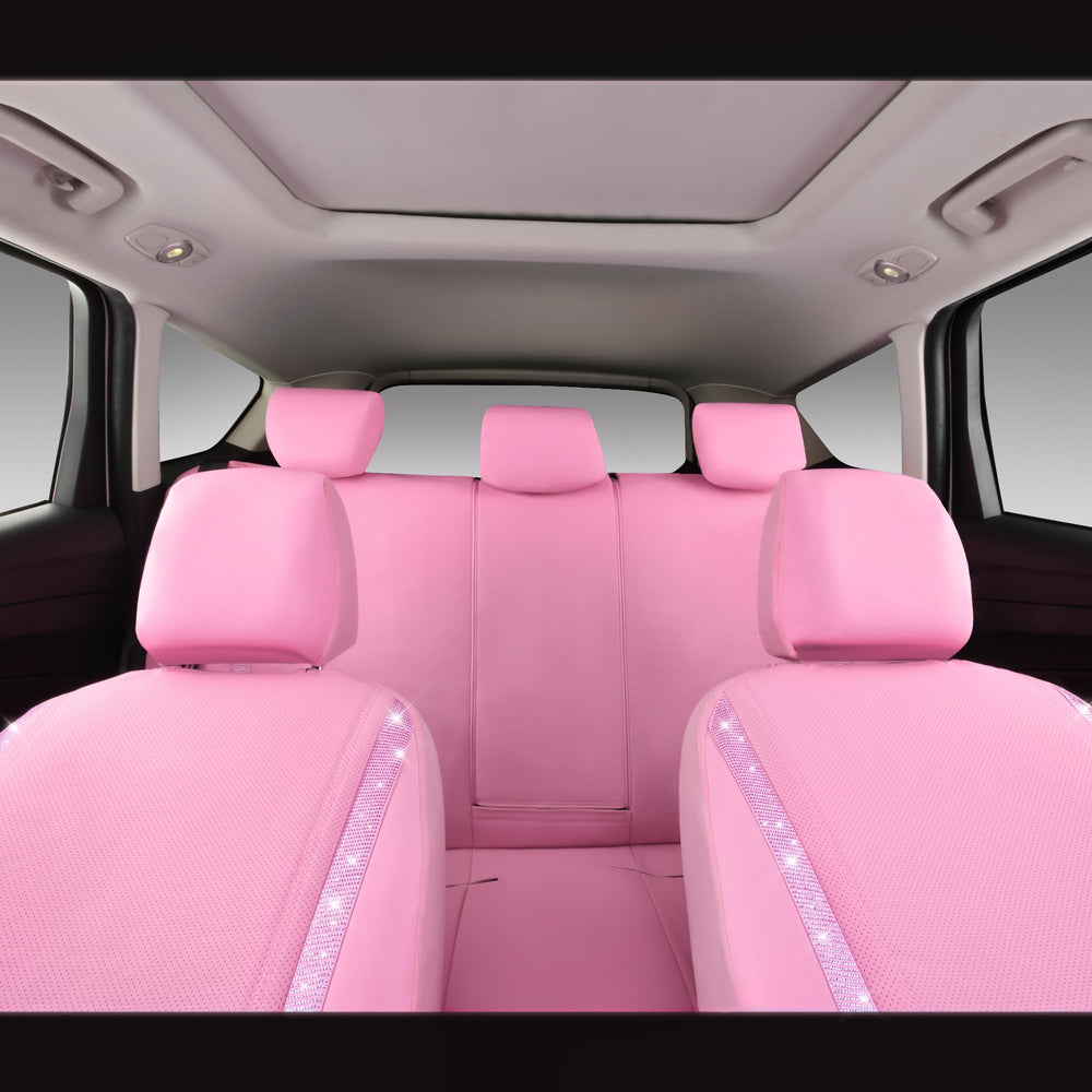 Label showing airbag compatibility on CAR PASS Bling Diamond set