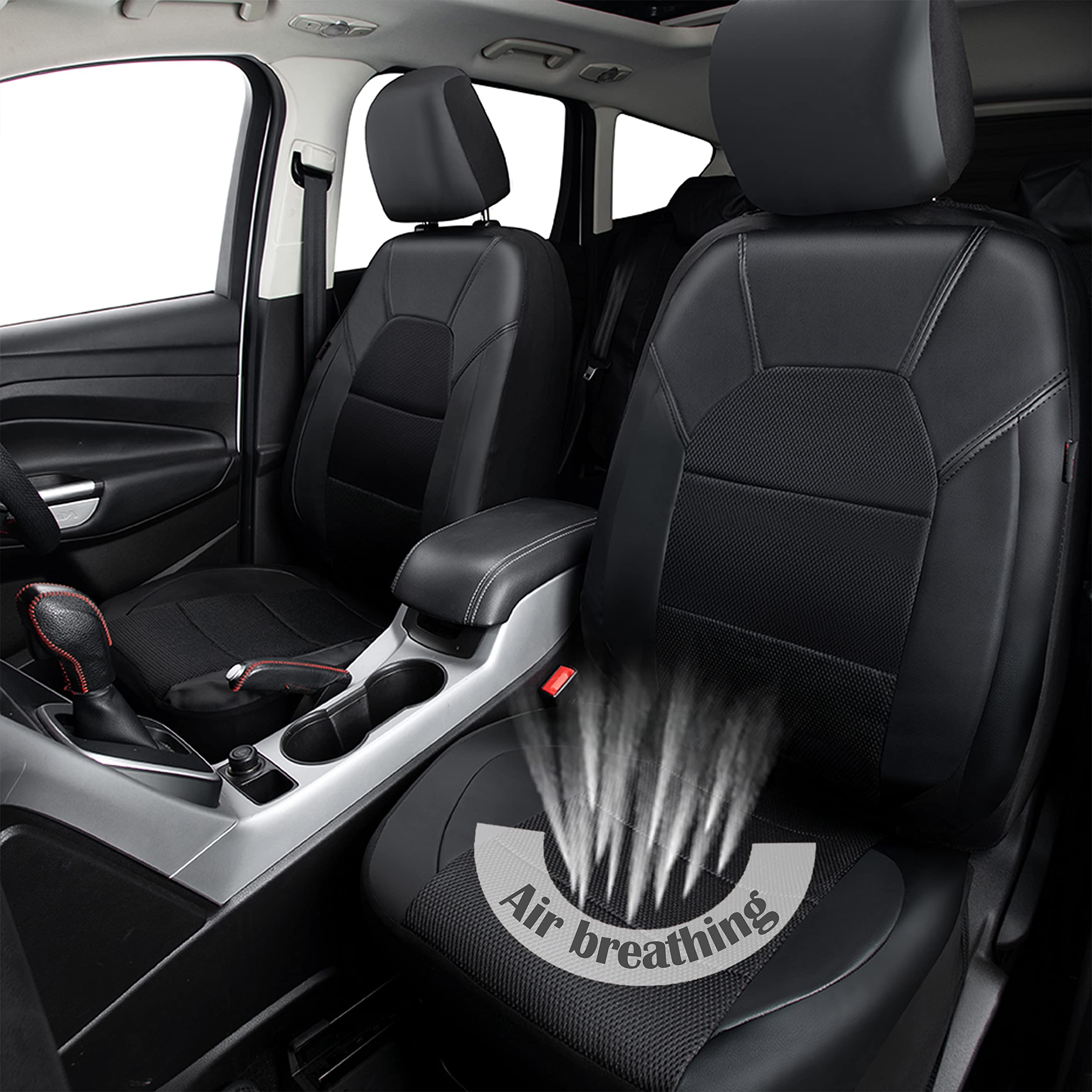 CAR PASS airbag-compatible openings for safe deployment.