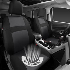 CAR PASS airbag-compatible seat cover keeps safety features functional while upgrading style