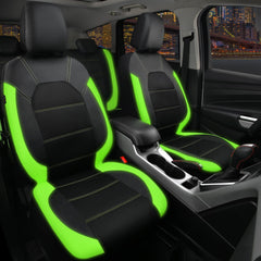 CAR PASS airbag-compatible seat cover with reserved openings keeps safety intact.