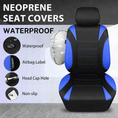 CAR PASS airbag-compatible seat cover side stitch maintains safe deployment
