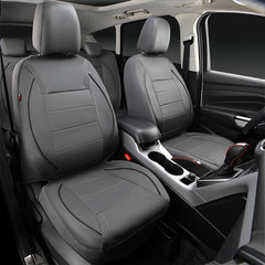 CAR PASS airbag-compatible seat cover side view demonstrates safe, compatible design.