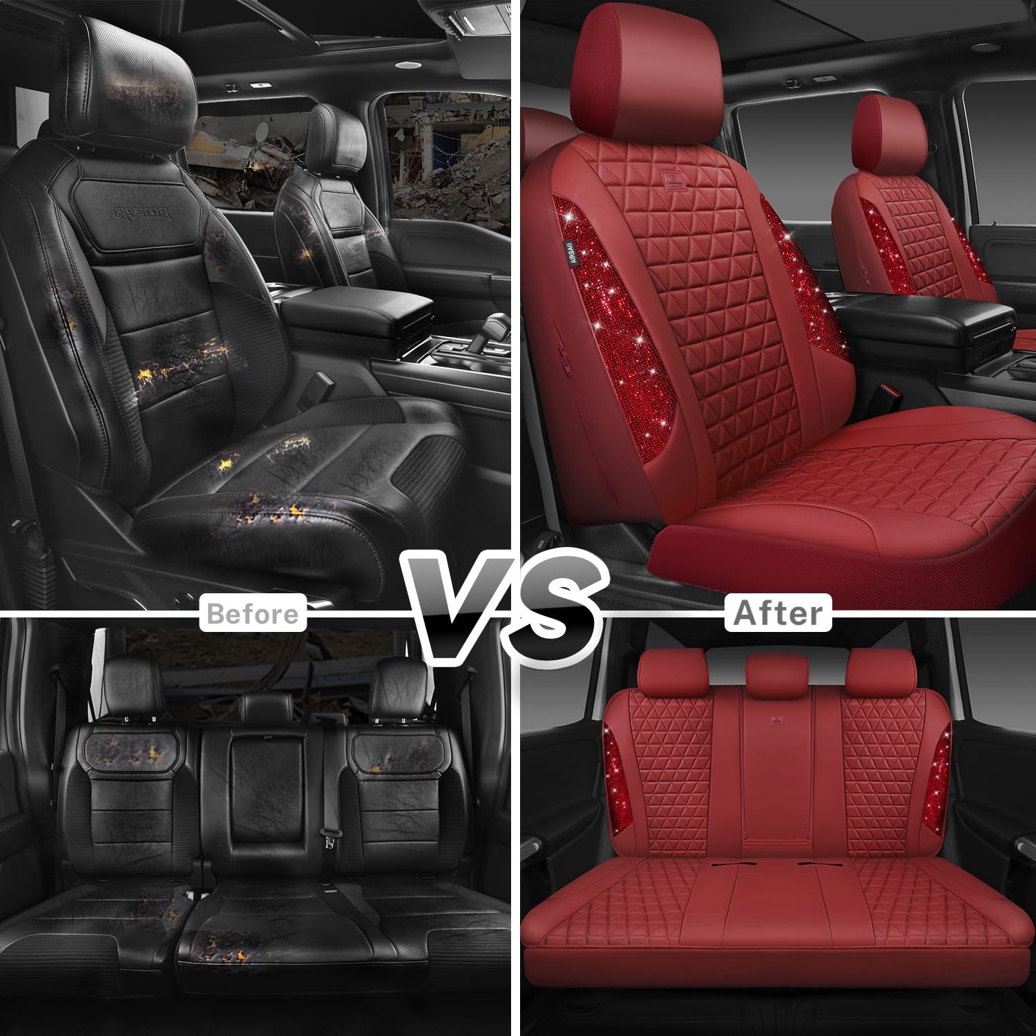CAR PASS airbag compatible seat cover preserves safety with easy compatibility.