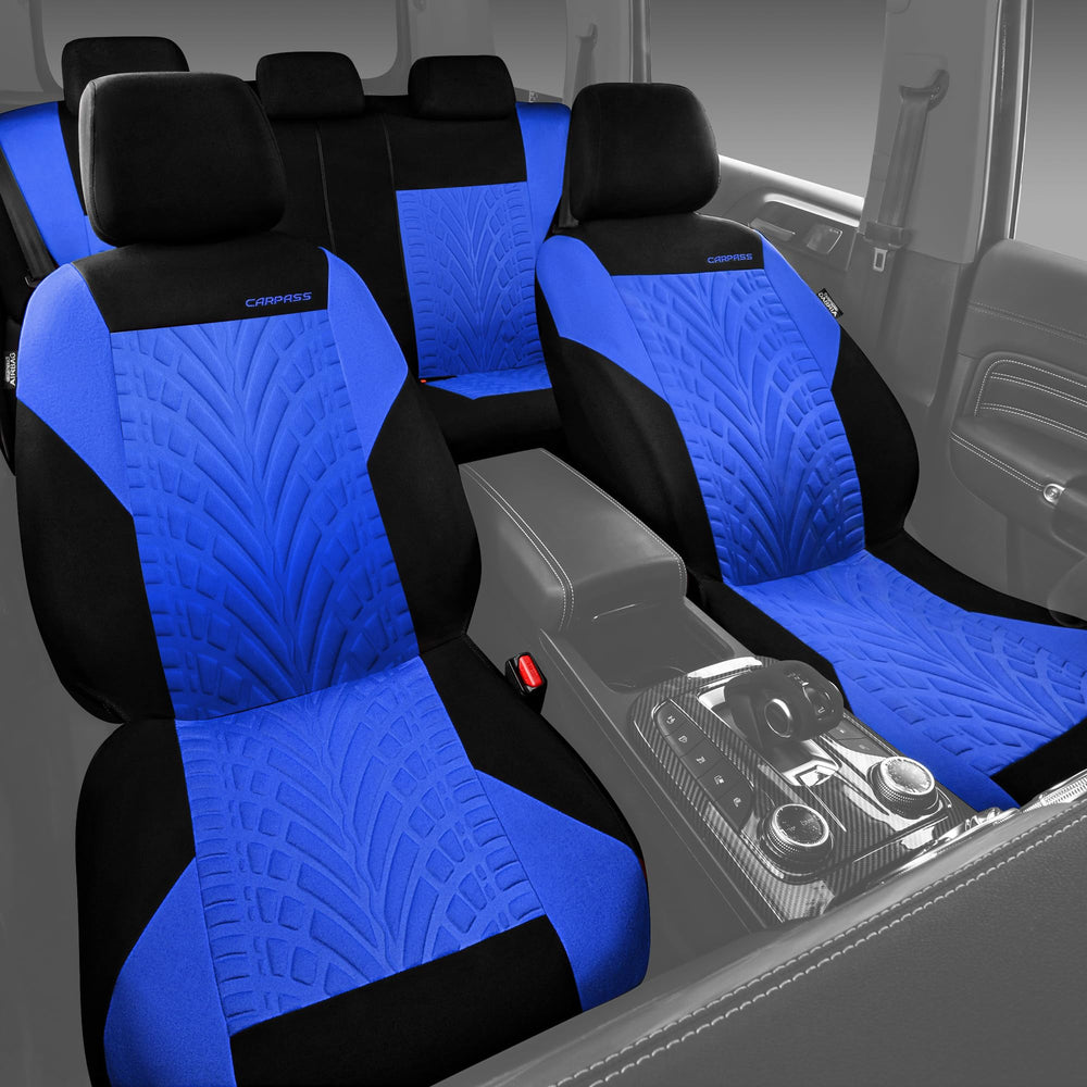 CAR PASS airbag-compatible seat cover keeps safety features accessible