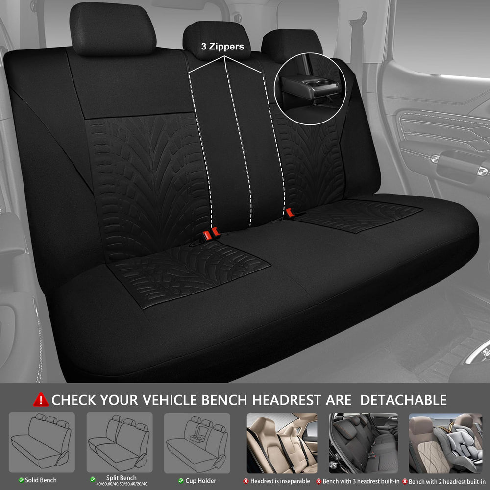 CAR PASS airbag-compatible seat cover in use