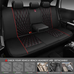 CAR PASS airbag-compatible seat covers with reserved openings for safety