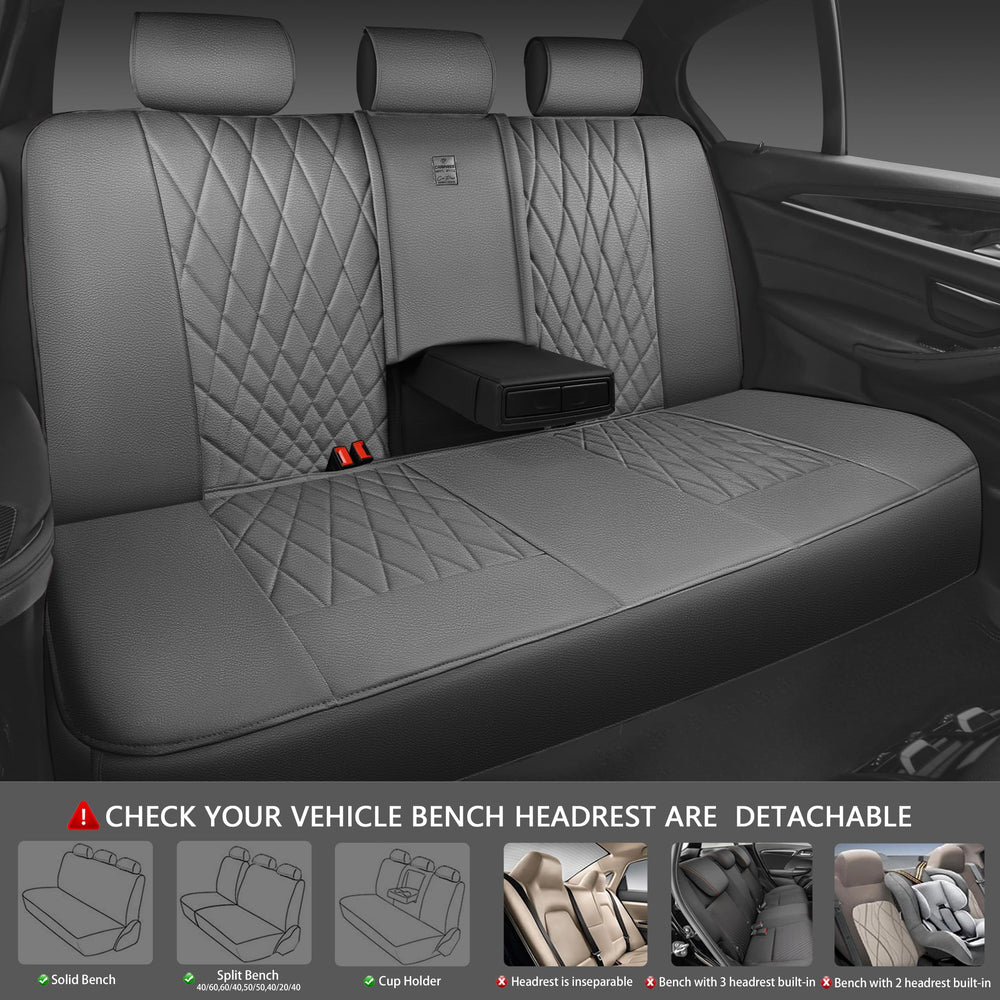 CAR PASS airbag compatible seat covers with openings for safe airbag deployment