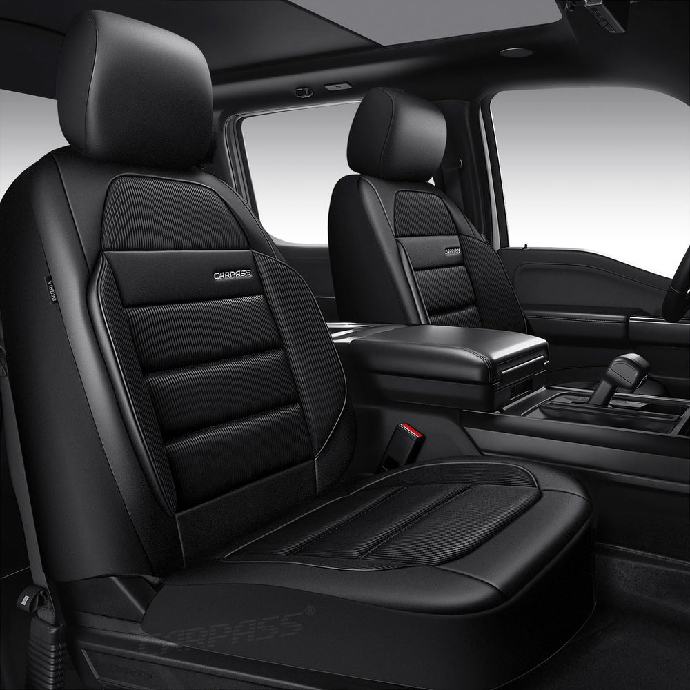 CAR PASS airy cool mesh seat cover front boosts breathability on hot commutes.