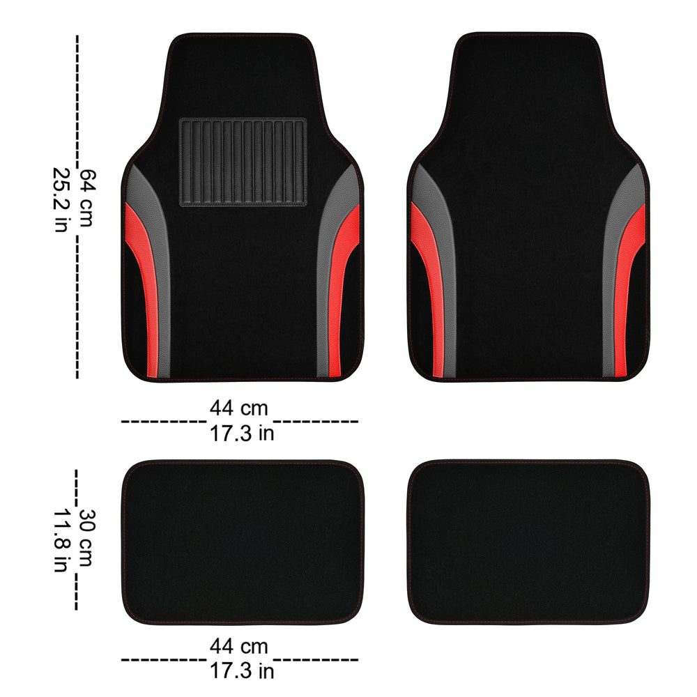 Car Pass all-weather mats with easy hose cleaning.