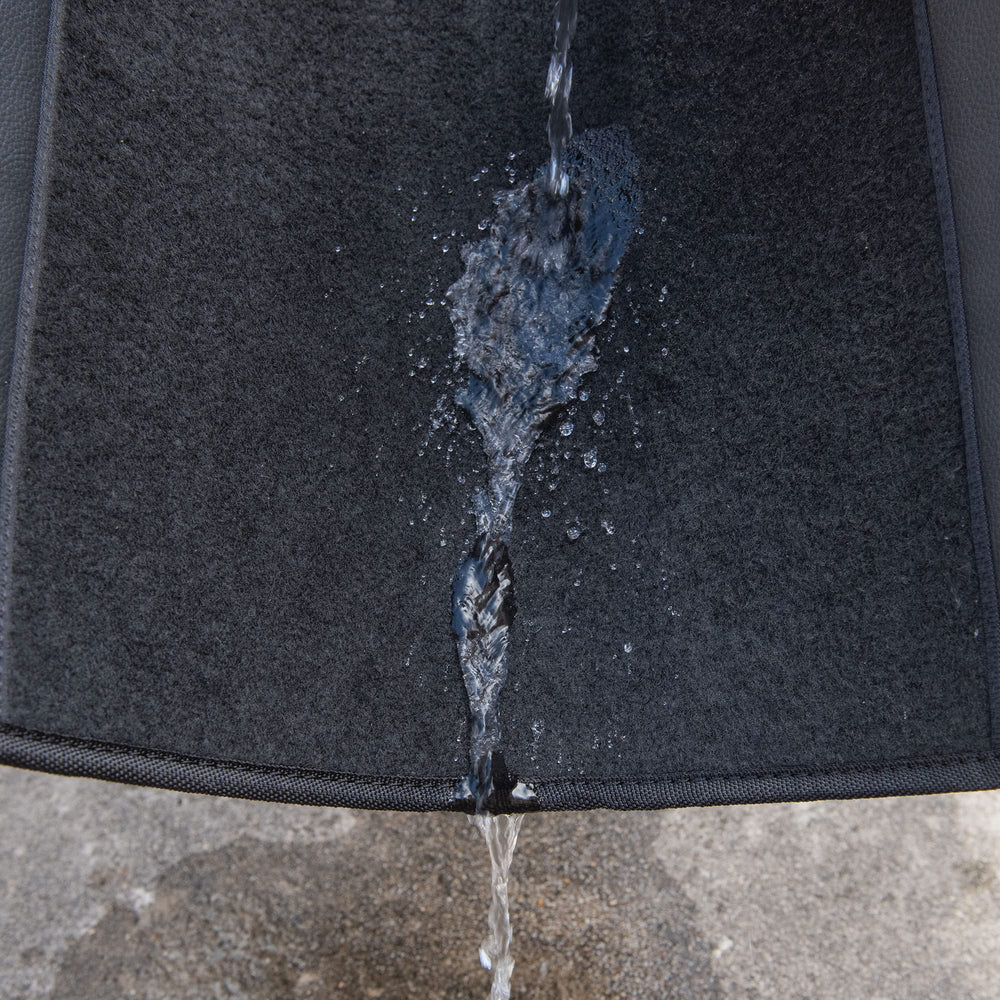 CAR PASS all-weather mats handle rain and mud easily