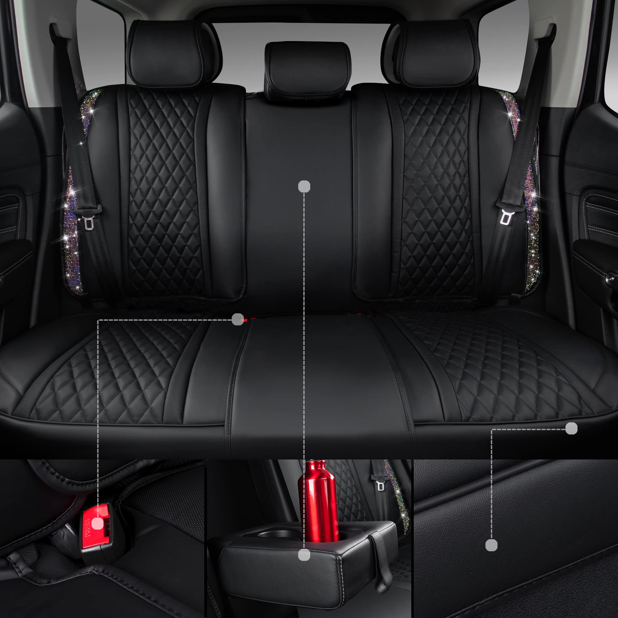 CAR PASS anti-slip base prevents shifting during driving.