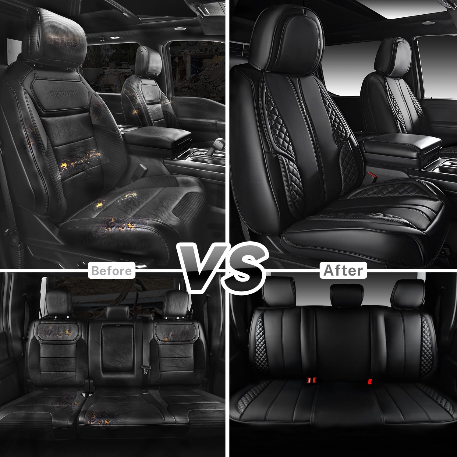 CAR PASS anti-slip design keeps seats stable during driving.