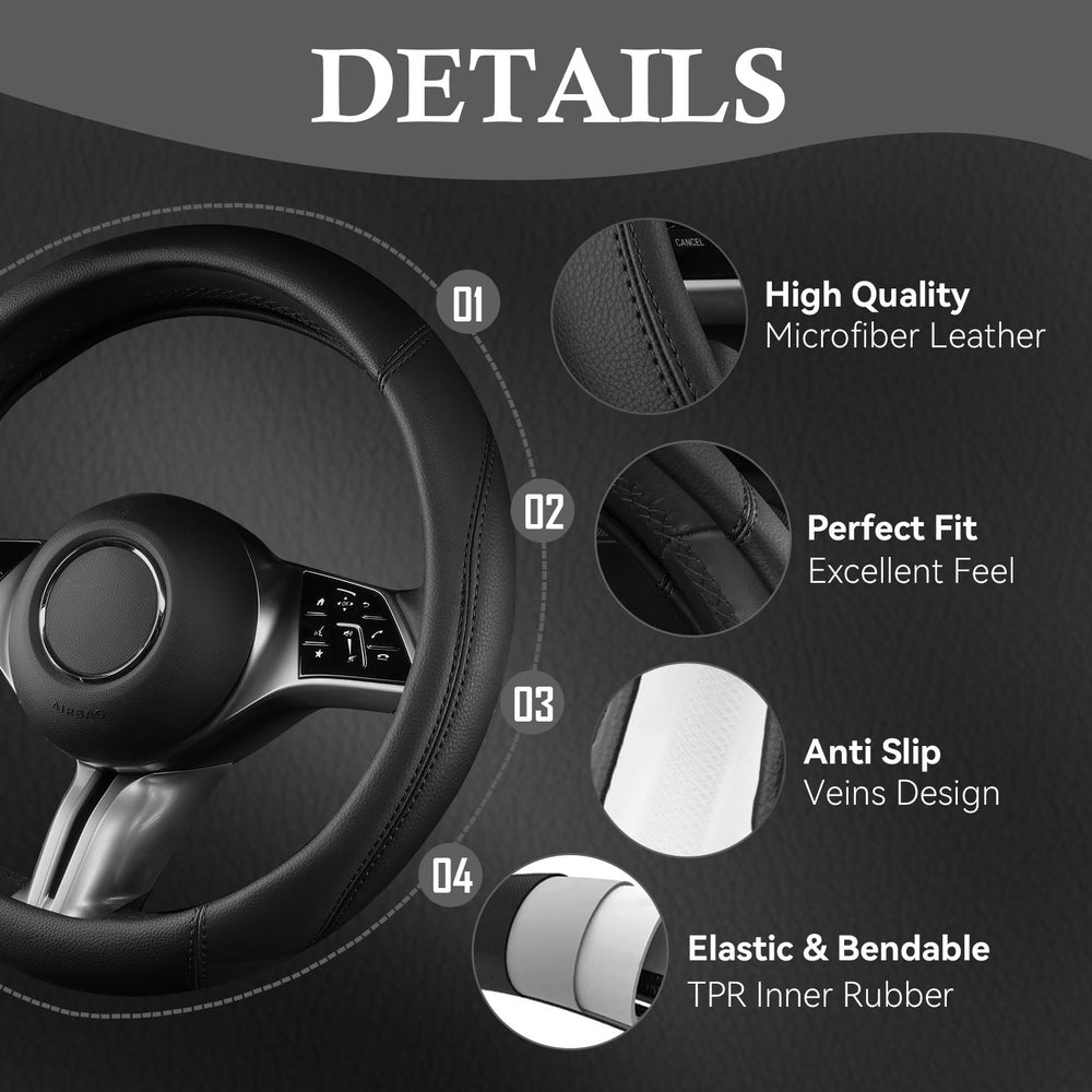 CAR PASS anti-slip inner ring keeps the cover secure during driving