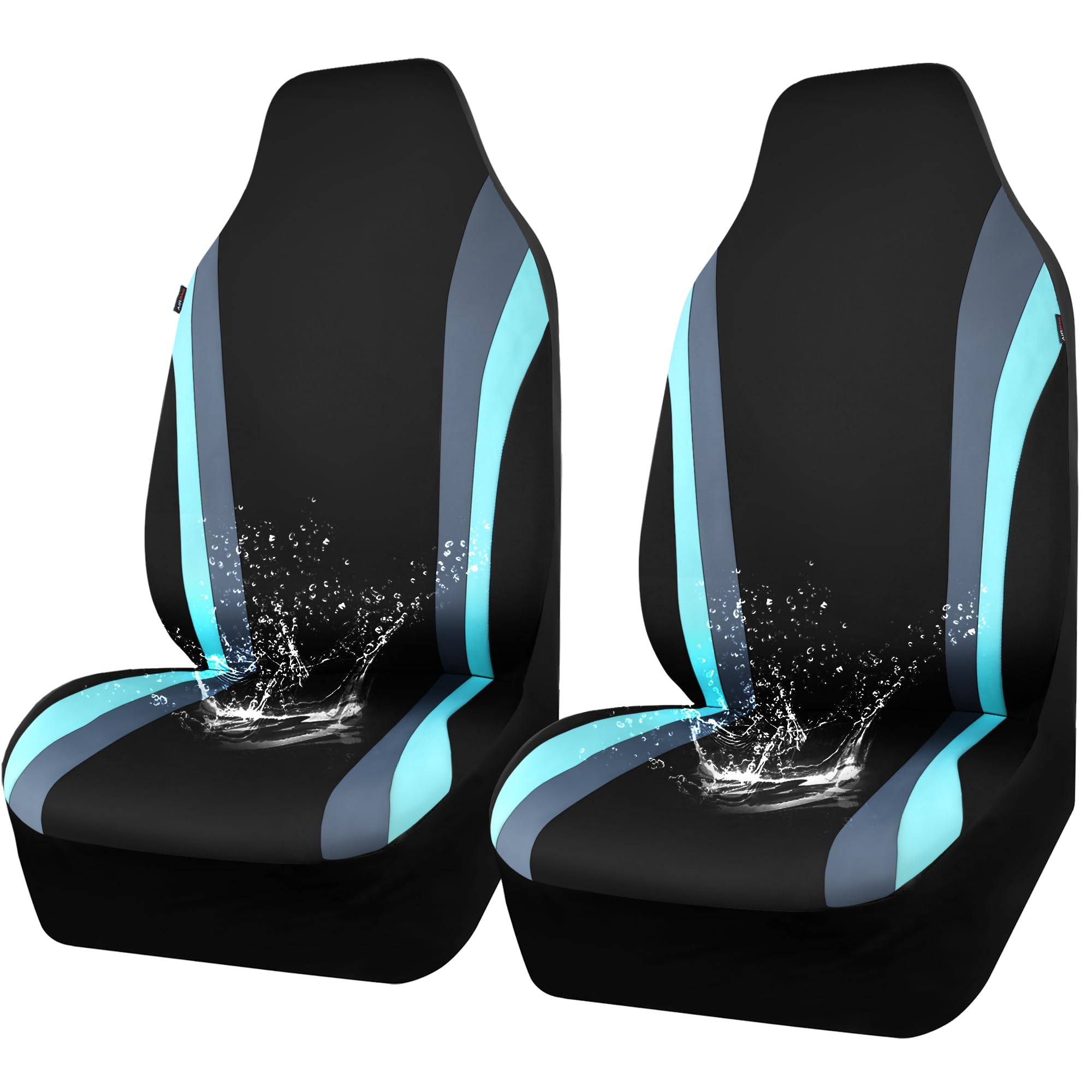 CAR PASS AquaShield front seat cover in black mint protecting the seat against spills