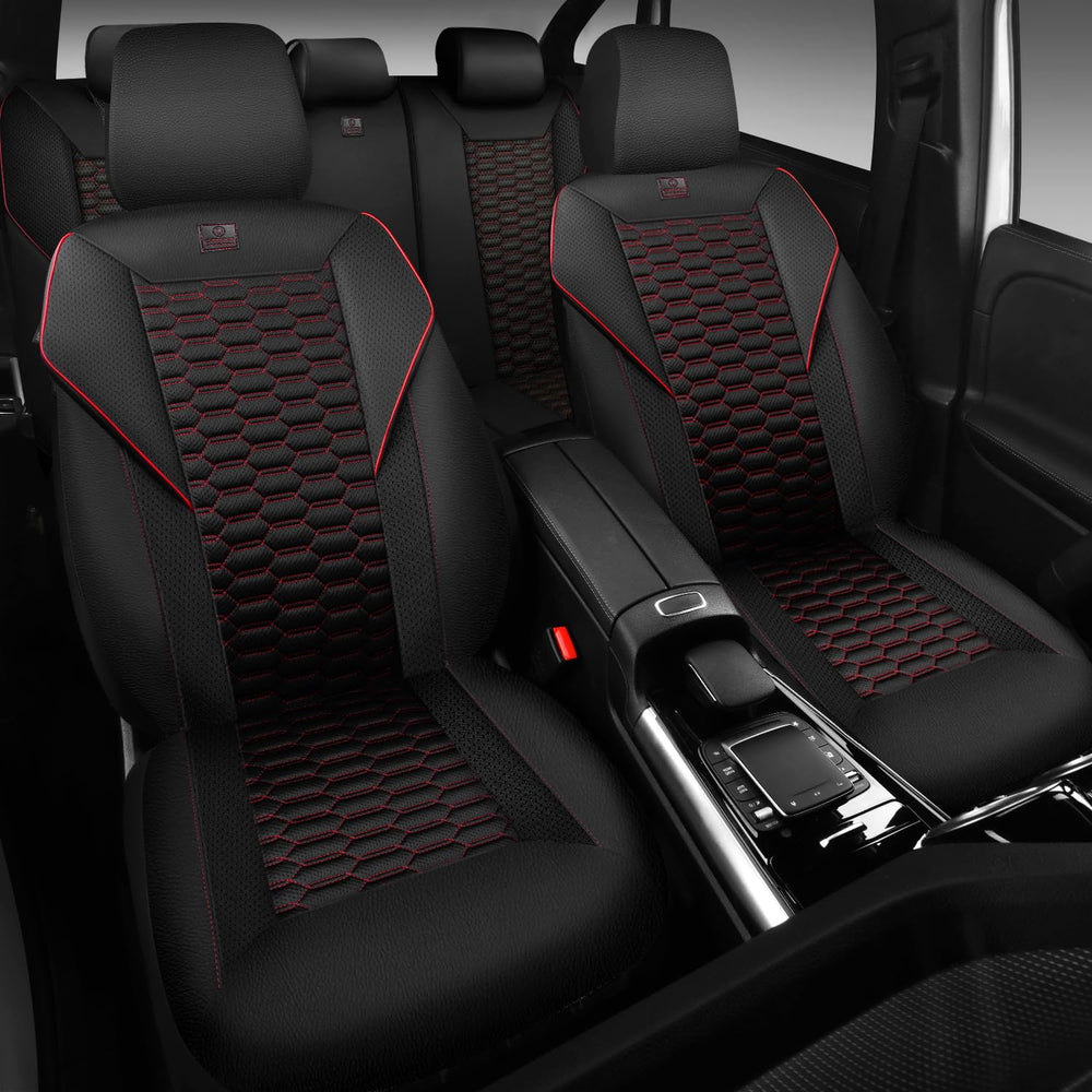 CAR PASS armrest compatible seat cover keeps airbag function intact