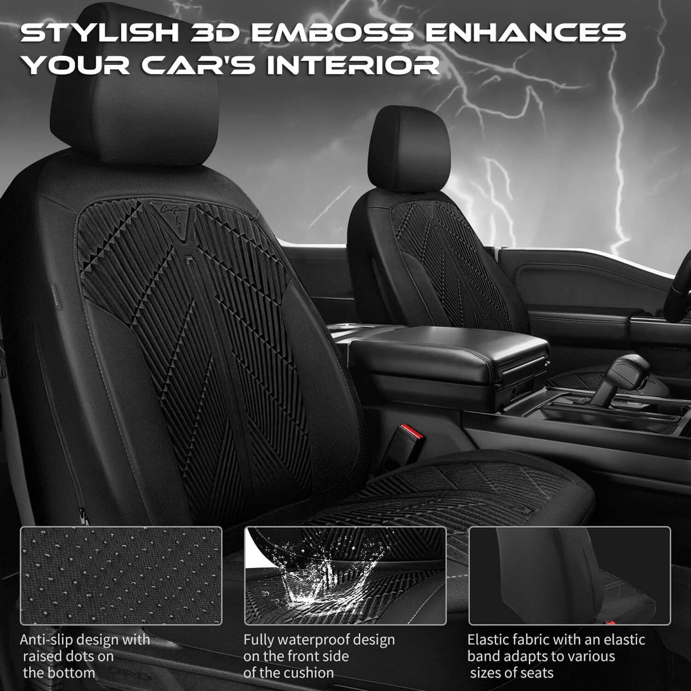 CAR PASS armrest and airbag compatible design preserves safety and convenience