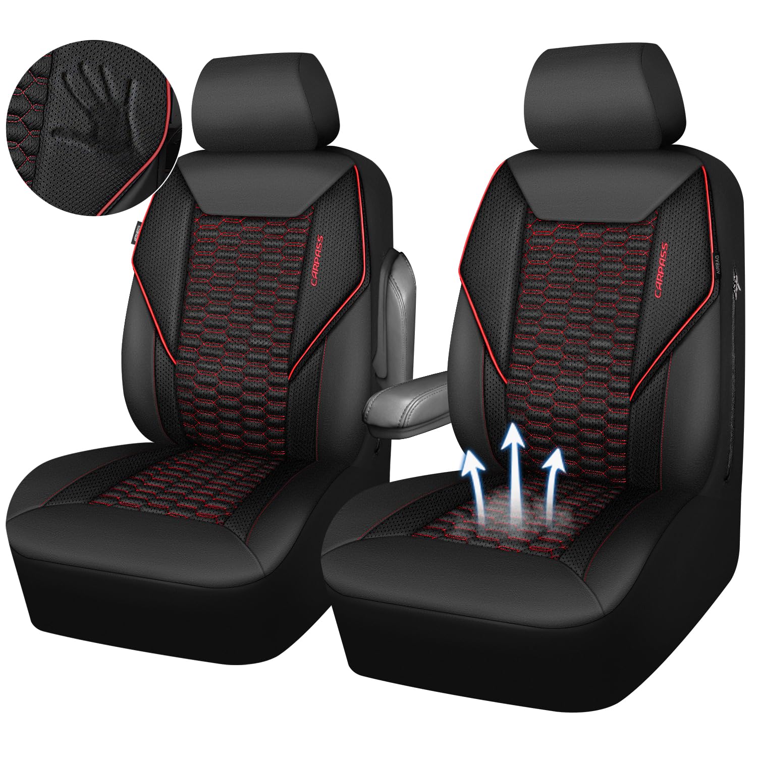 CAR PASS armrest access with zip for effortless use.