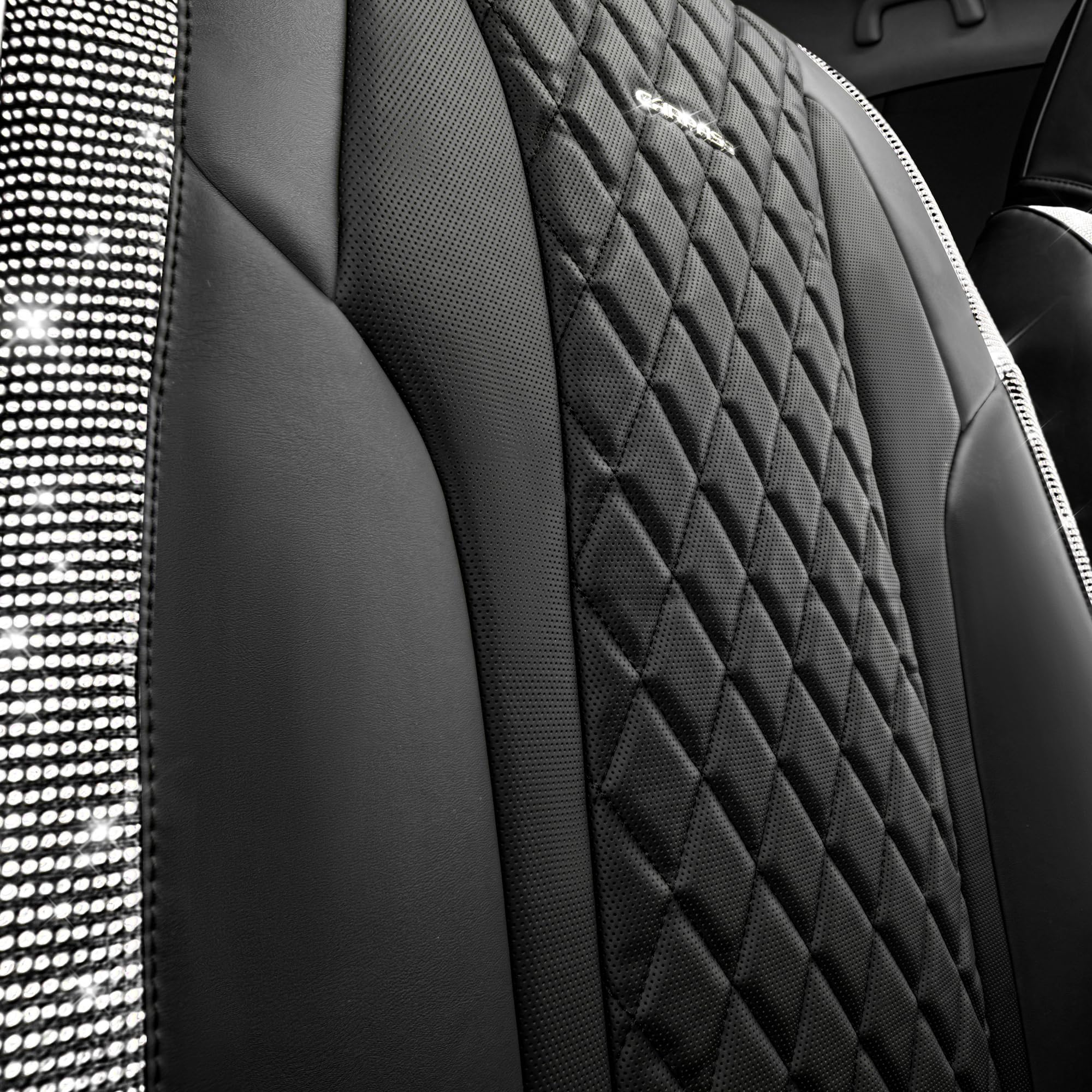 CAR PASS Back-panel storage pocket keeps daily essentials organized