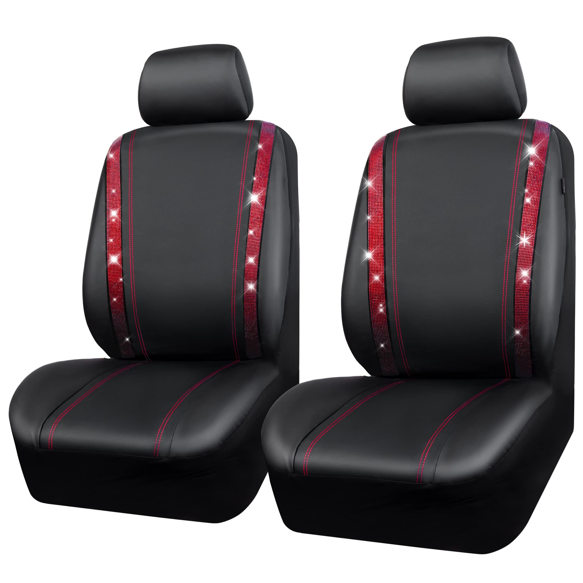 CAR PASS shiny interior upgrade with glittering rhinestones for bold style.