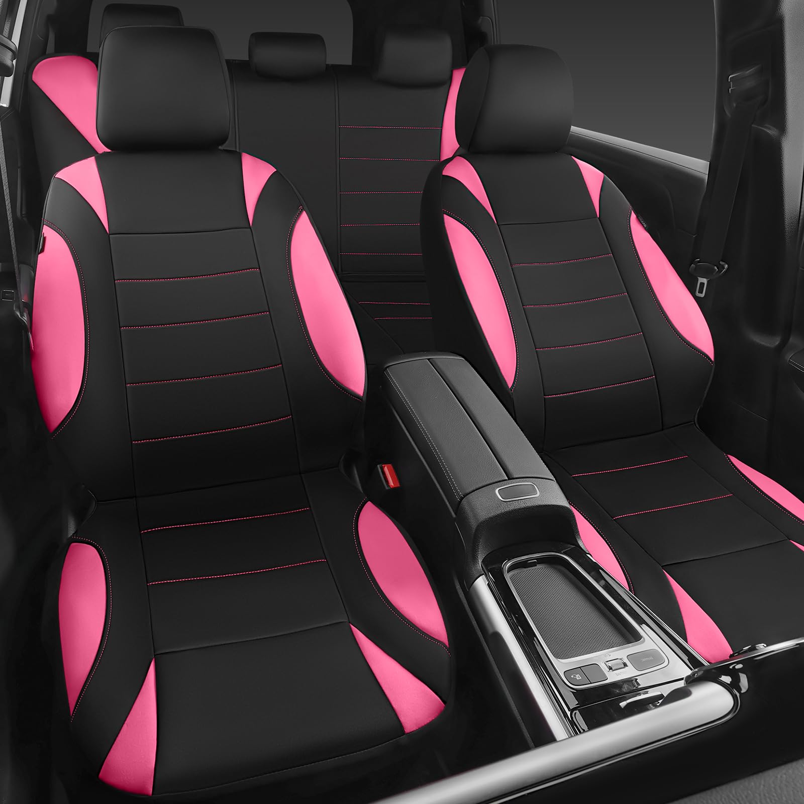 CAR PASS black-pink colorway adds sporty style to interiors.