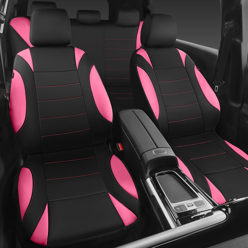 CAR PASS black-pink colorway adds sporty style to interiors.