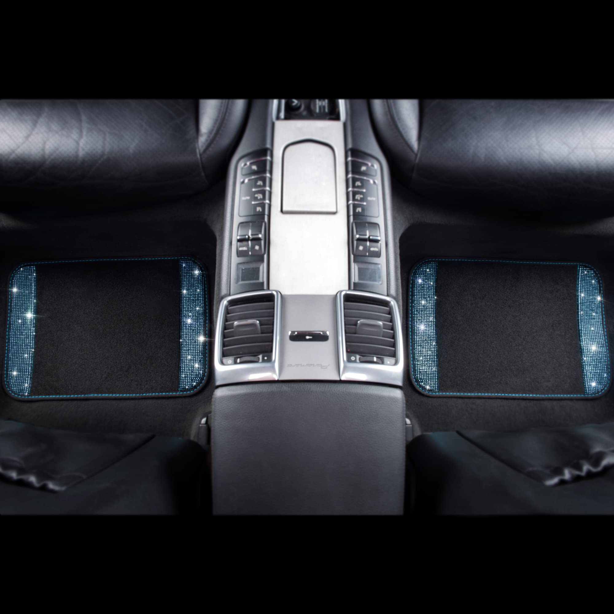 Interior glitter and comfort with CAR PASS bling floor mats