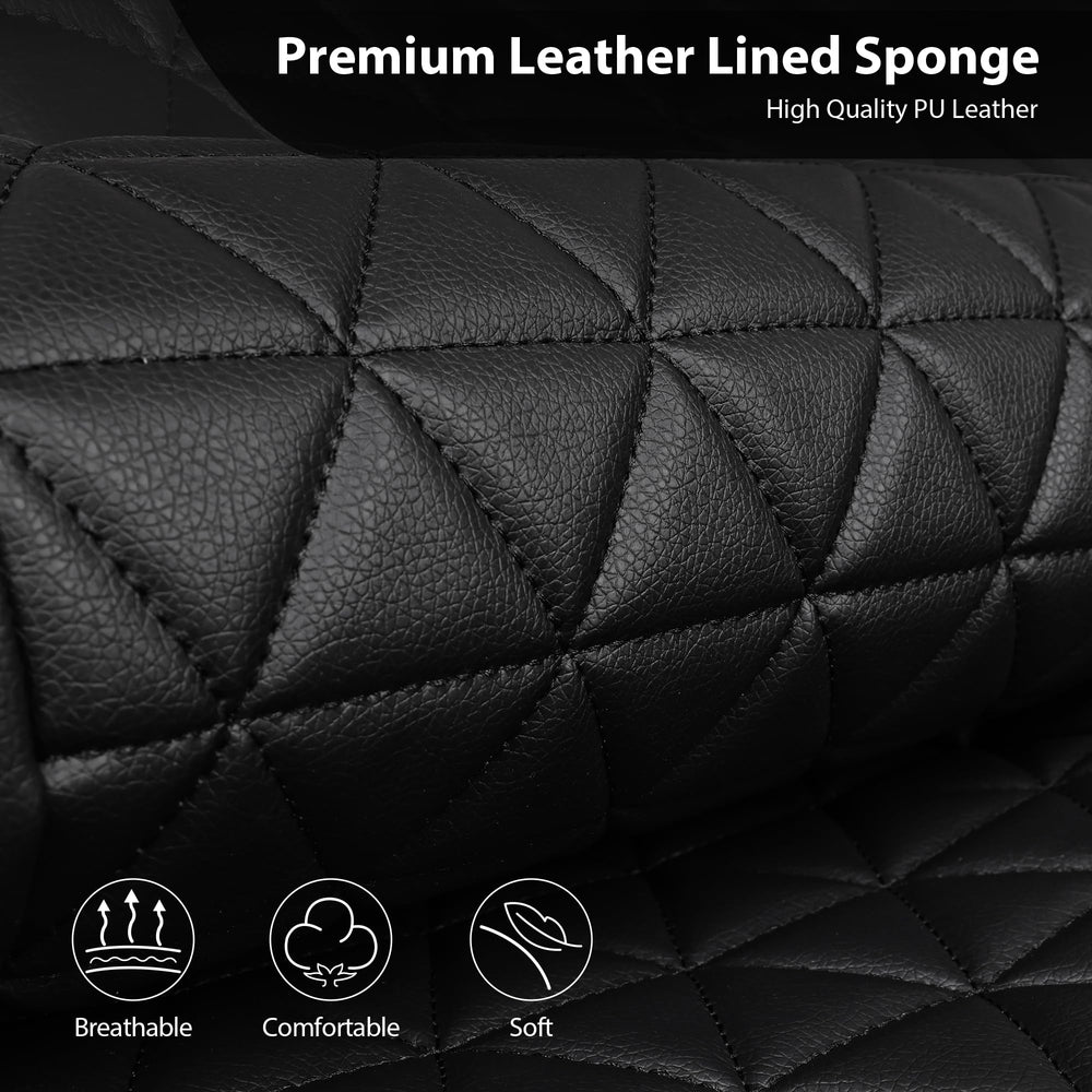 CAR PASS Bling diamond seat texture close-up showing rhombus pattern