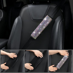 CAR PASS bling start rings sparkle under light for a chic ignition accent.