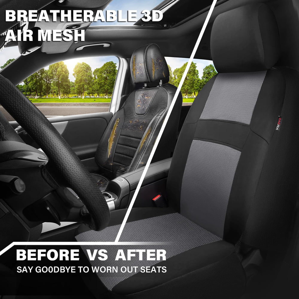 CAR PASS breathable interior upgrade helps keep seats cool on hot days.