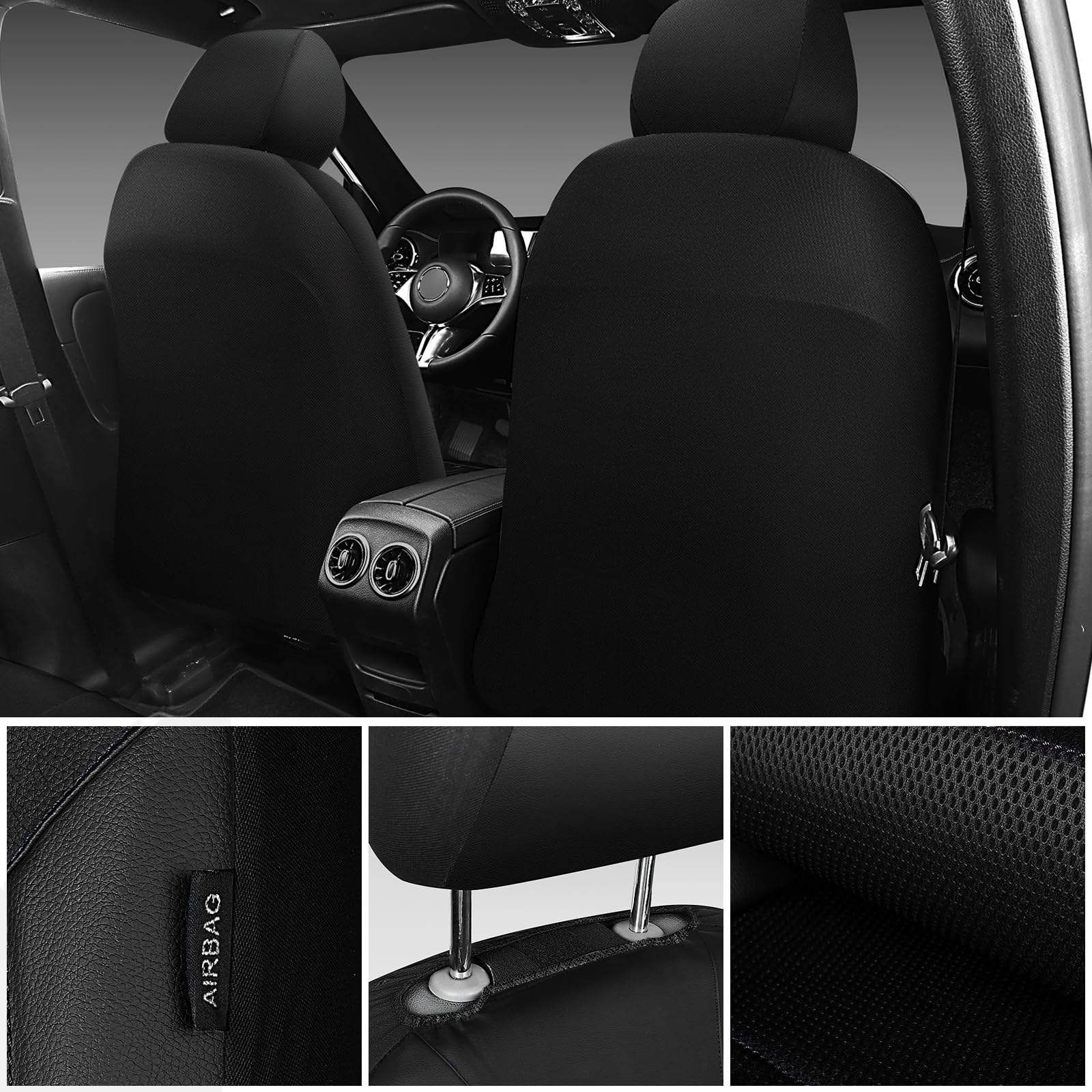 CAR PASS breathable wrinkle-resistant material keeps you cool.