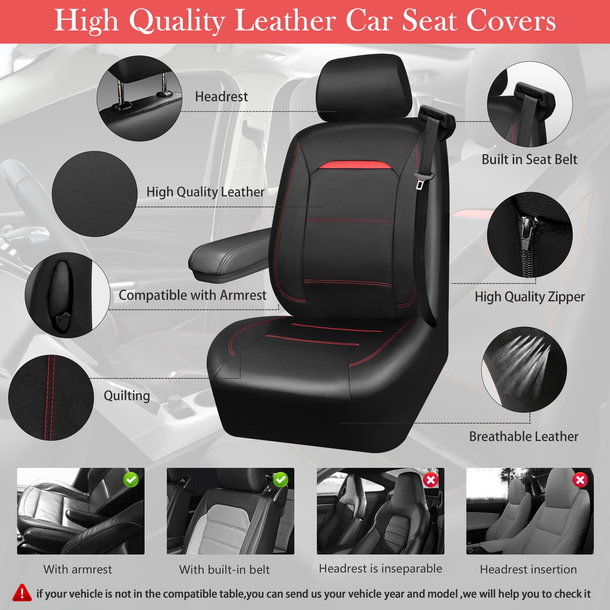 CAR PASS built-in seatbelt compatibility enables a clean, integrated interior.