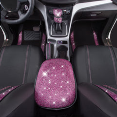CAR PASS center console cover with glitter adds stylish shine