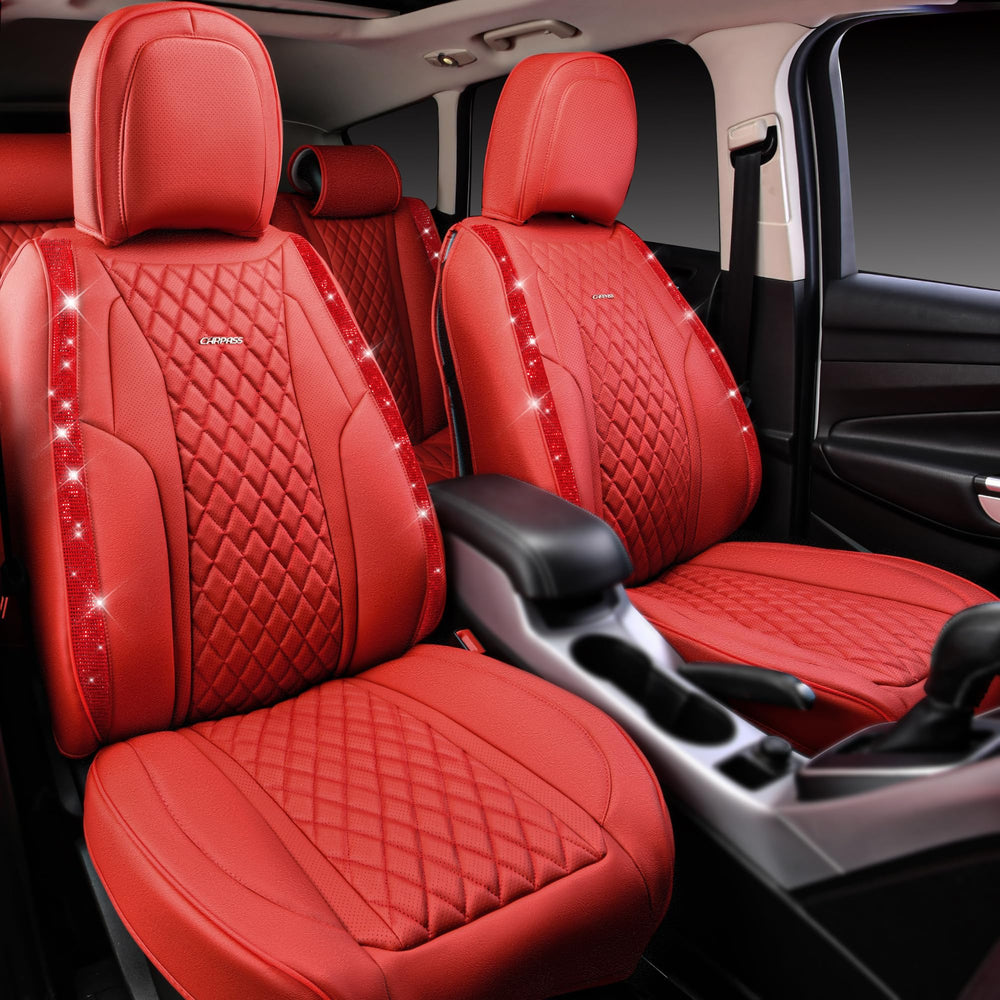 CAR PASS crystal-red interior accents brighten vehicle styling