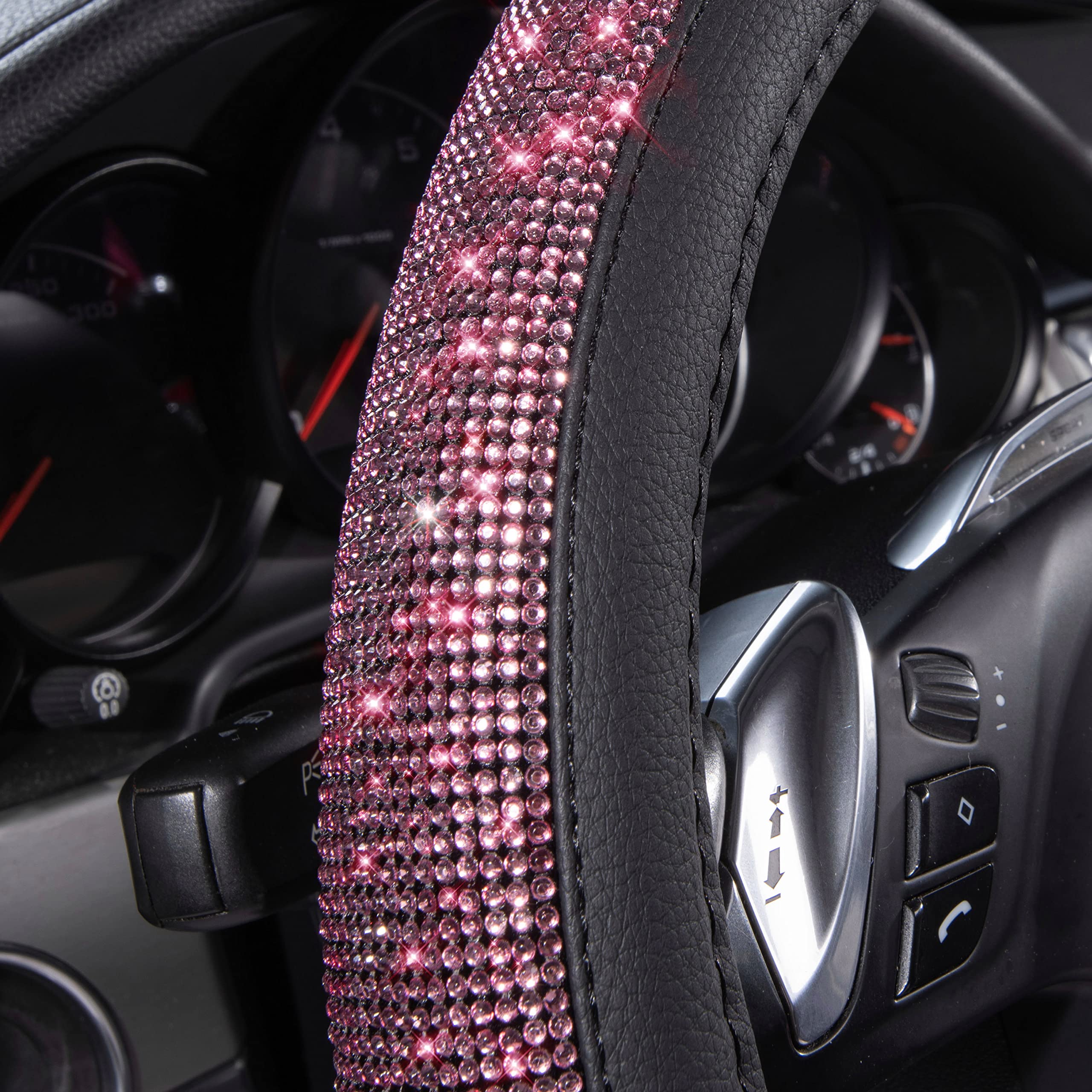 CAR PASS crystal rhinestones close up show shimmering accents