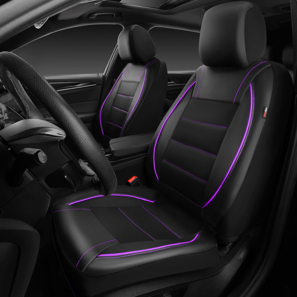 Detachable headrest covers from CAR PASS for quick, snug fit