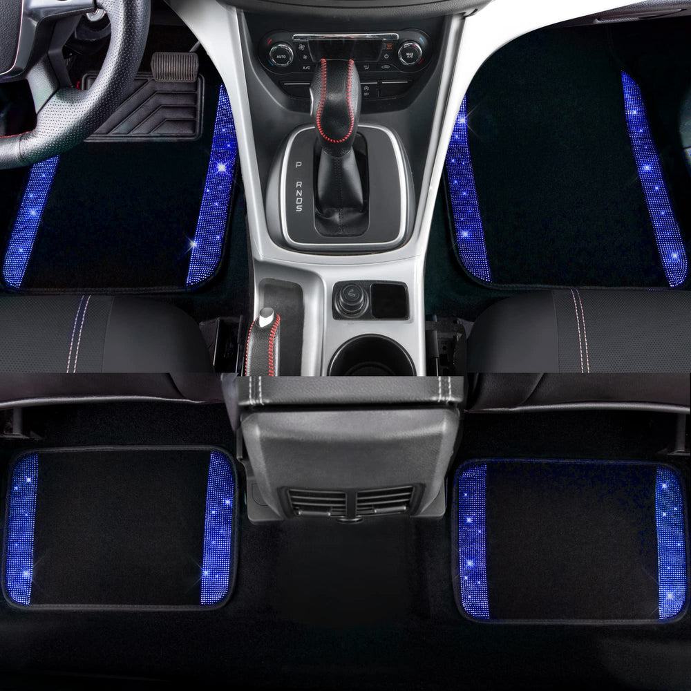 CAR PASS diamond floor mats shine under light and guard carpeting