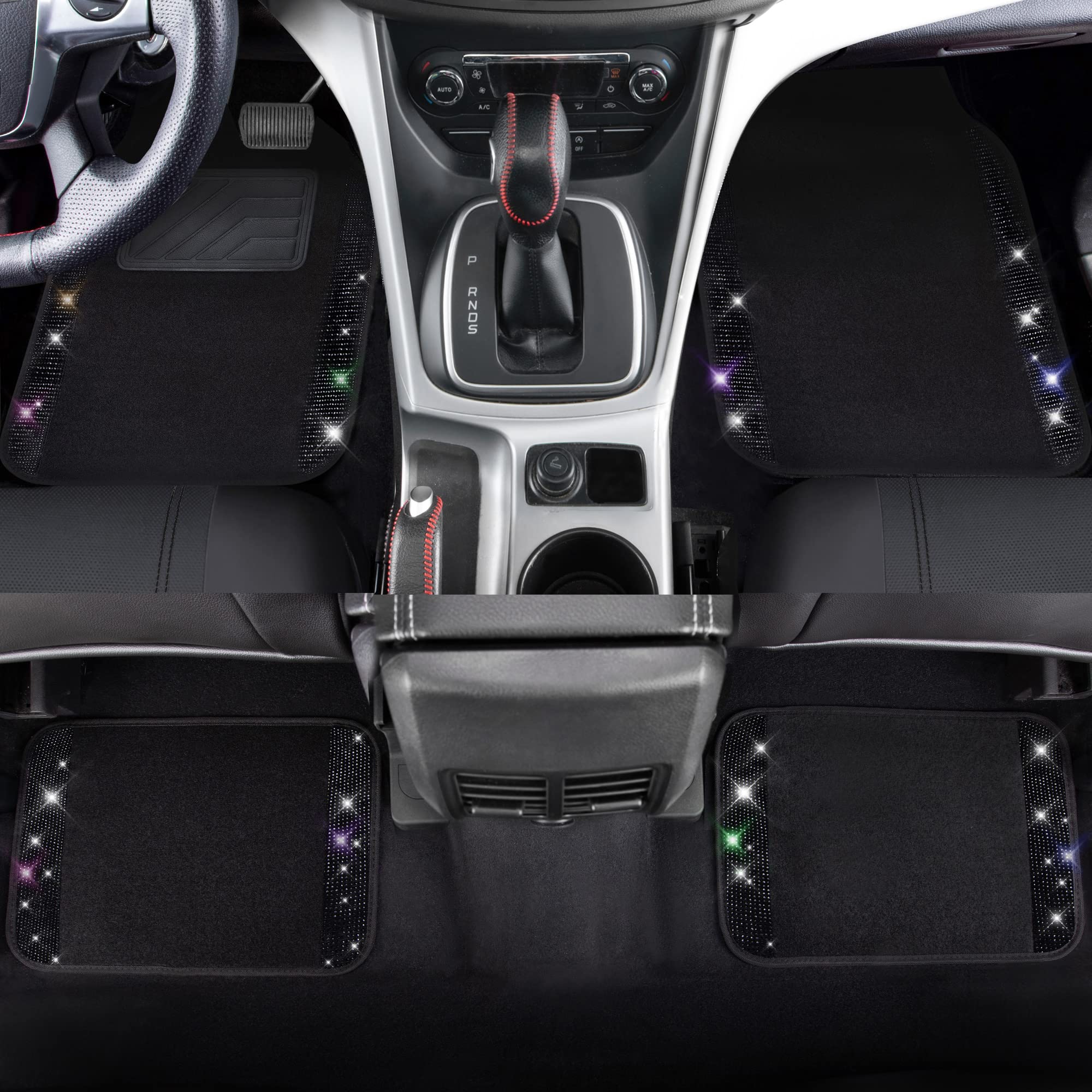 CAR PASS diamond seat belt covers provide stylish protection and comfort.
