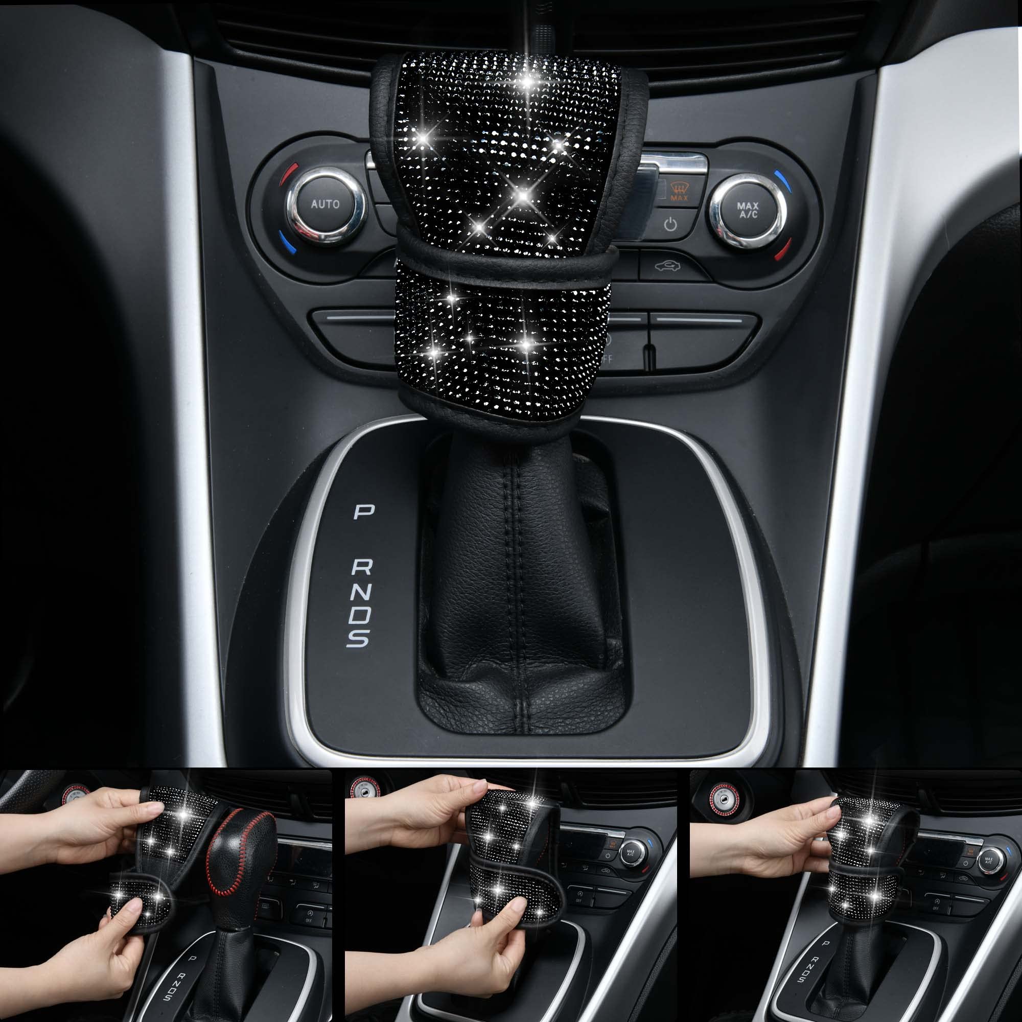 CAR PASS diamond seat belt covers soften contact and add sparkle to the cabin