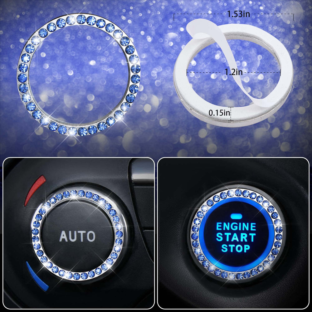 CAR PASS diamond seat covers full set provides complete interior glow
