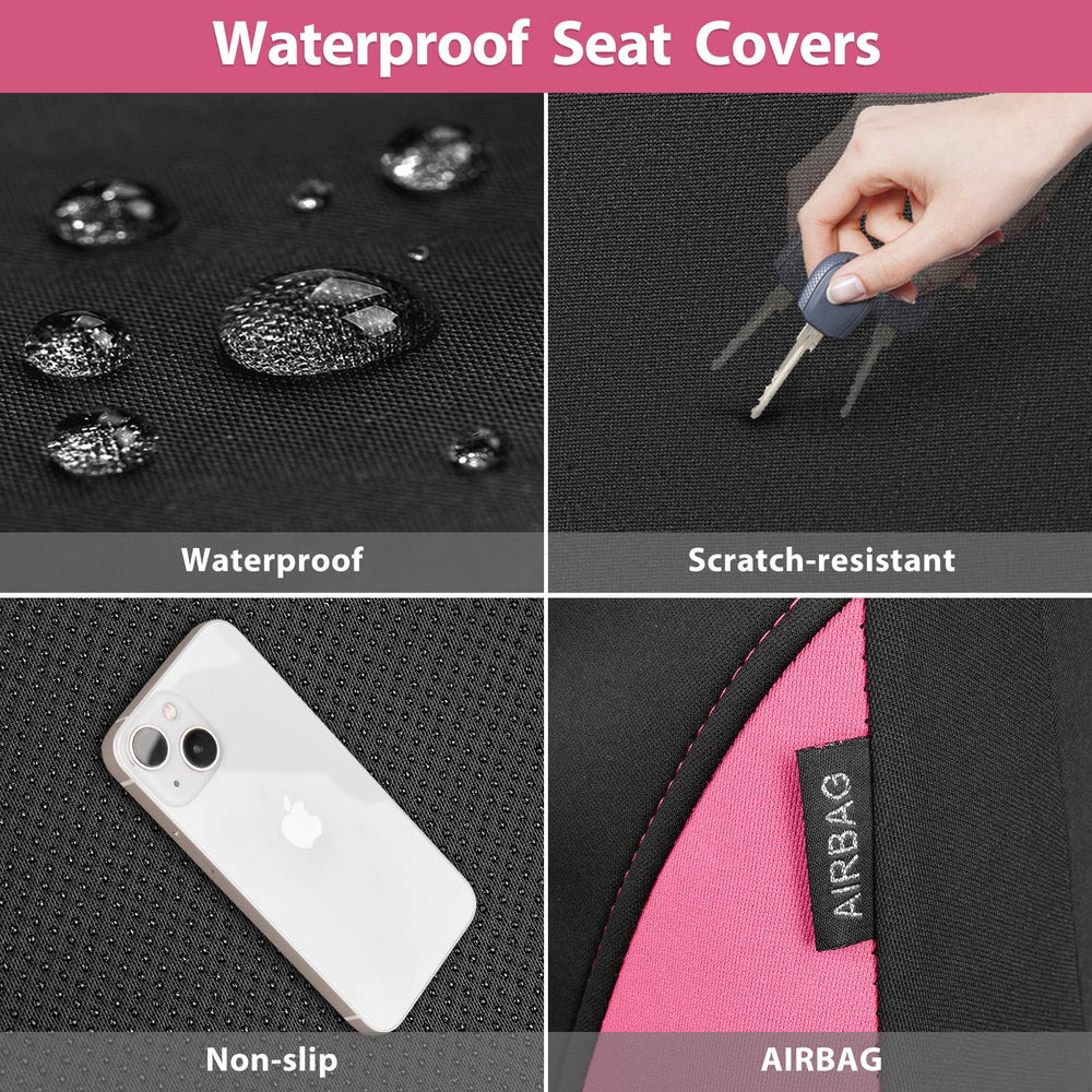 CAR PASS durable seat protection material handles daily wear.