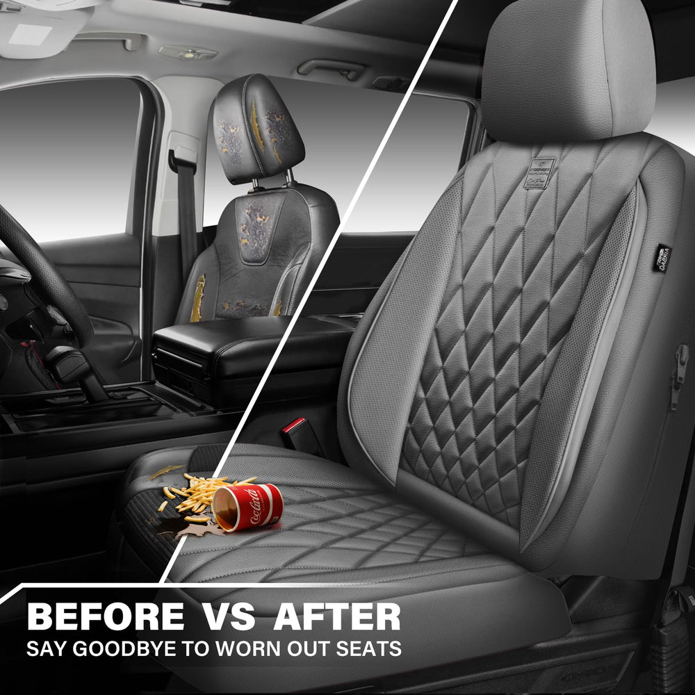 car-pass easy-install front seat cover with tool-free setup
