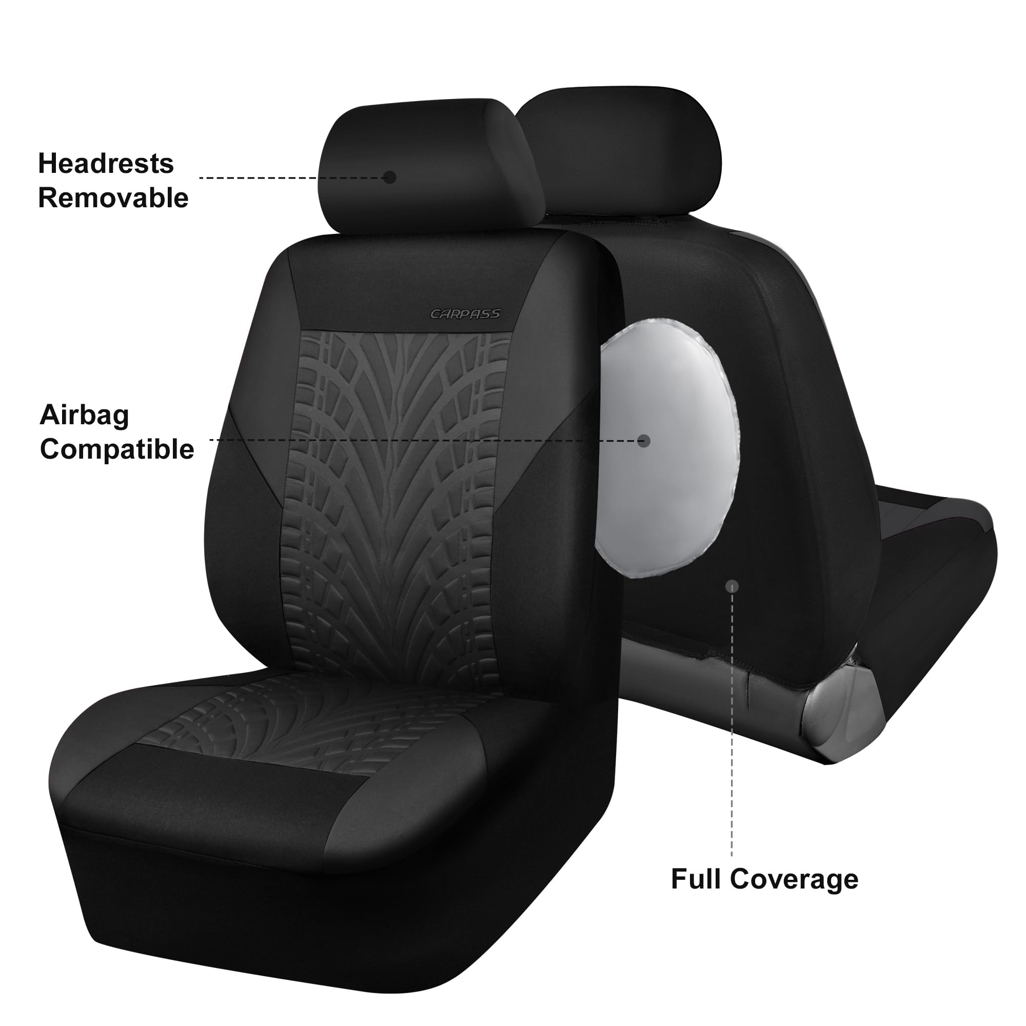 CAR PASS easy-install-front-seat makes refreshing your car simple and fast.