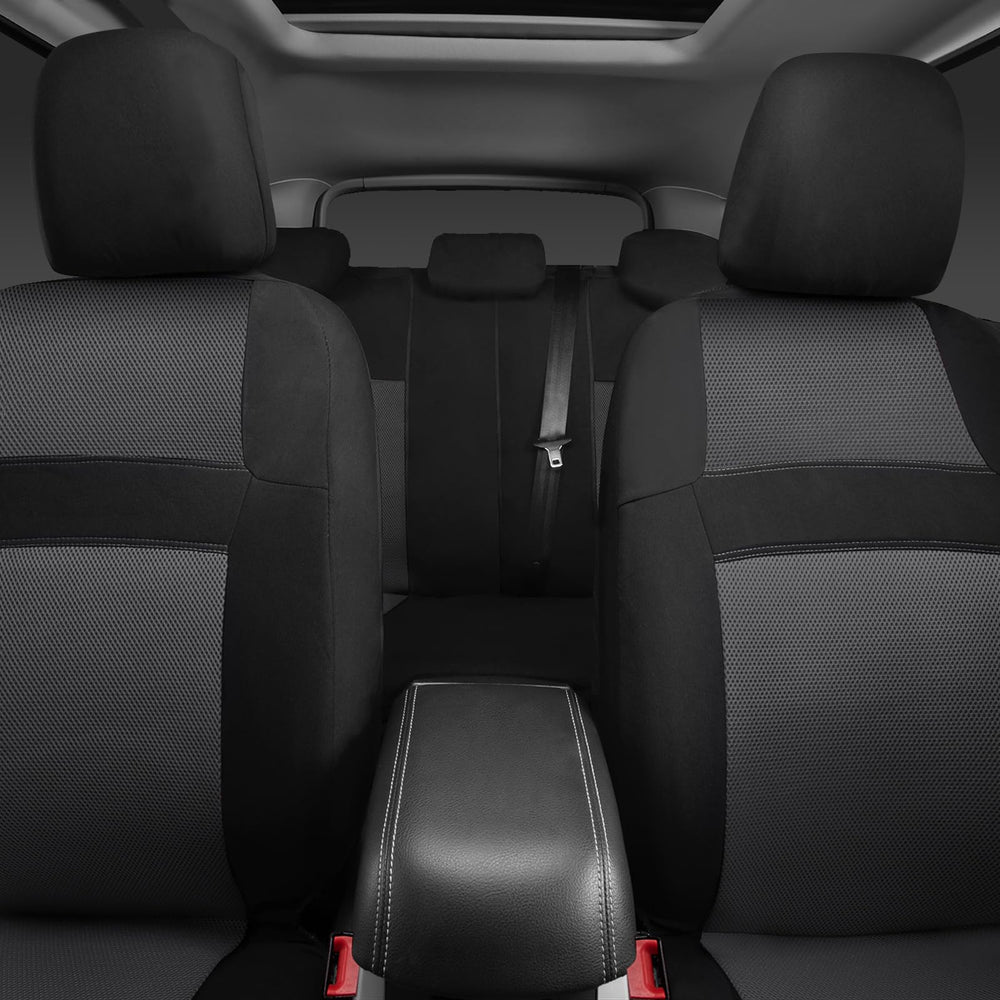 CAR PASS easy-install seat cover with headrest and belt cutouts for many vehicles