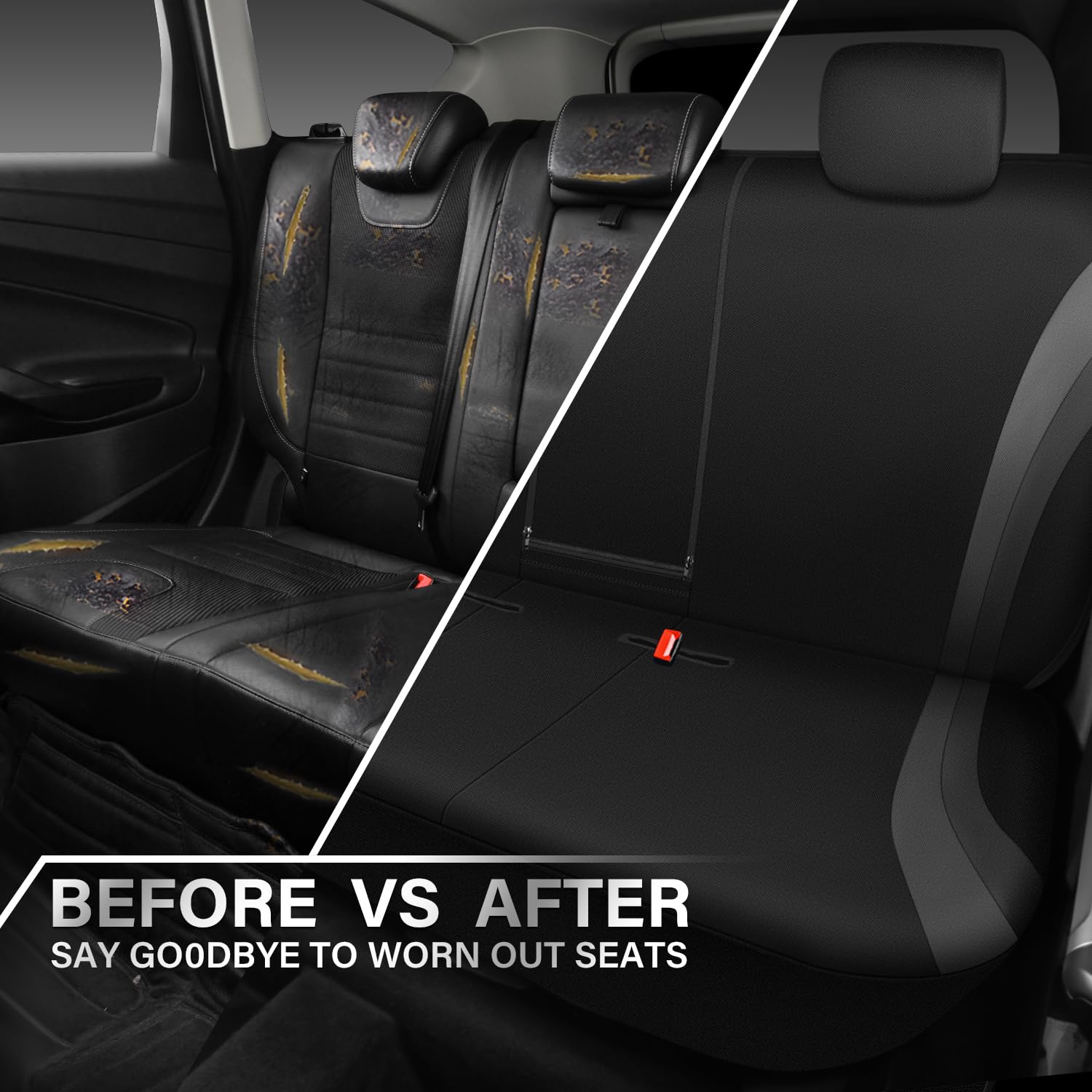 CAR PASS EVA easy-install back seat cover ready for use
